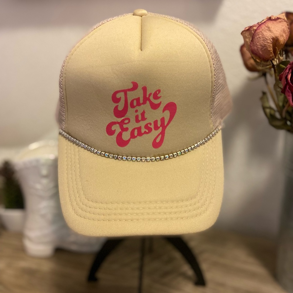 Take it easy trucker hat